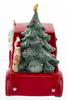 Figurine Car With Santa Claus 18X22X11.5