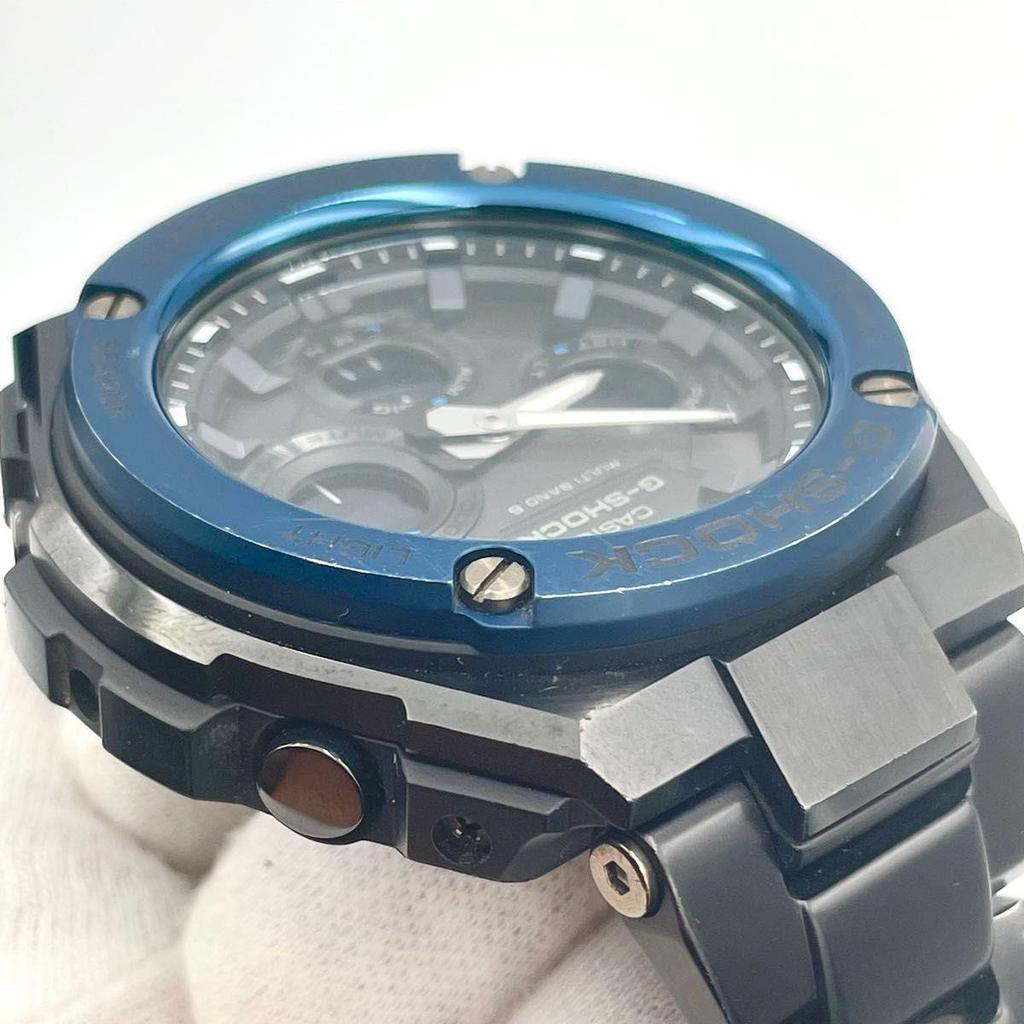 Б/у [Операция] CASIO Casio G-SHOCK G-STEEL Часы Синие GST-W110BD-1A2JF