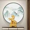 Лошадь Орнамент Золотая Отделка Универсальная Фигурка Лошади Символ Силы Успеха Зодиак Полимерная Статуэтка Дом