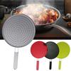 Крышка кастрюли, защита от брызг, силиконовый защитный коврик для сливной раковины, подушка с крышкой