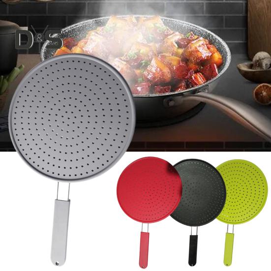 Крышка кастрюли, защита от брызг, силиконовый защитный коврик для сливной раковины, подушка с крышкой