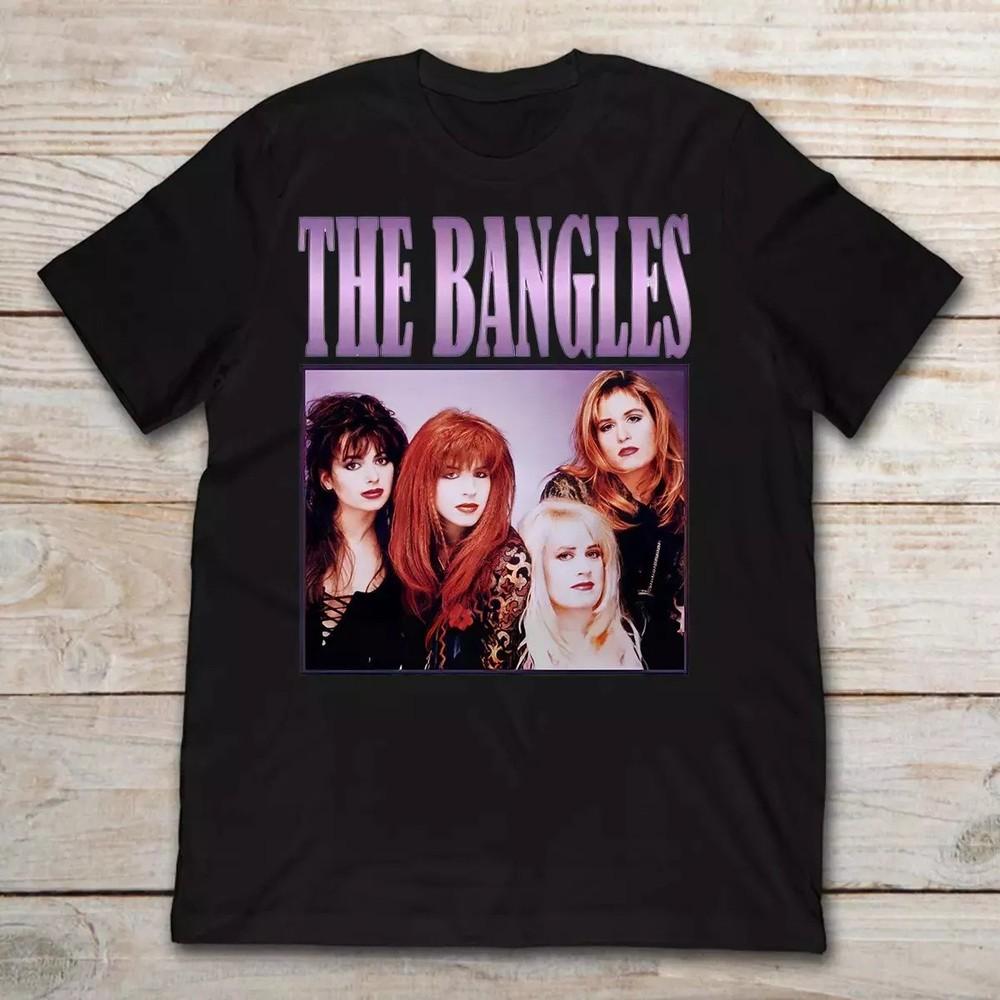 Футболка The Bangles Черная Мужская Хлопок Размер S M L 234XL Унисекс Футболка