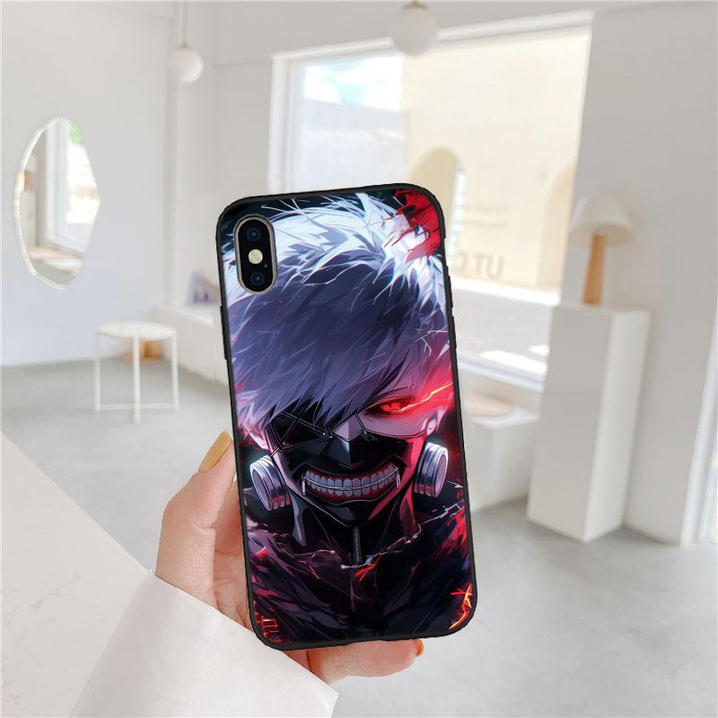 HK73 Токийский гуль Мягкий чехол для телефона iPhone SE X XS XR 16E 17 11 Pro Max 8 7 6 6s Plus Air