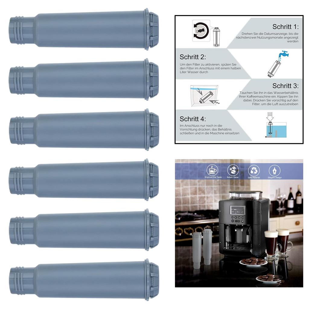 Набор фильтров для воды для кофемашины эспрессо, запасной фильтр для воды