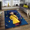 1pc C-Coraline (7) Design Area Rug - Non-Slip, Soft & Cozy Floor Mat for Living Room, Bedroom, Office - Indoor/Outdoor Decorative Carpet