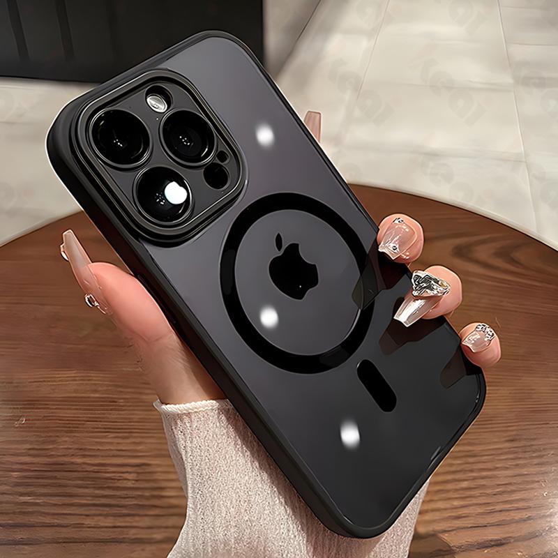Luxury Wireless Charge For Magsafe Magnetic Case For iPhone 17 16 15 14 Plus 13 12 11 Pro X XS Max Shockproof Bumper Clear Cover