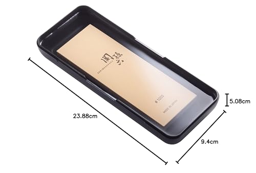 Kai Seki Magoroku Medium Knife Sharpener, #1000, with Storage Case, Made In Japan, AP0330