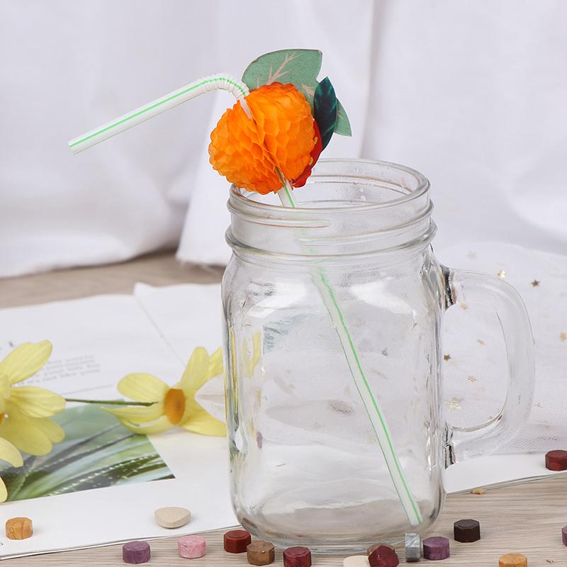 50 шт. Гавайские 3D фруктовые коктейльные соломинки зонтики соломинки для питья украшение для вечеринки