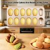 12-Hole Shell Design Cake Baking Pan Perfect for Holiday Dessert Making