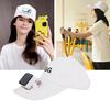 Fan Sunhat Strong Wind Cooling Sunshade Letter Embroidery Long Brim Sun Protection Detachable Fan USB Or Solar Charging Men Fan Cap Headwear