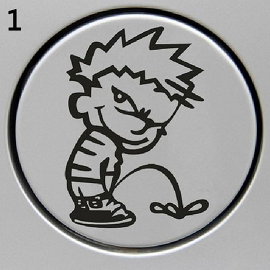 Водонепроницаемый забавный озорной автомобиль сзади мальчик пописать дверь лобовое стекло крышка бака наклейка наклейка