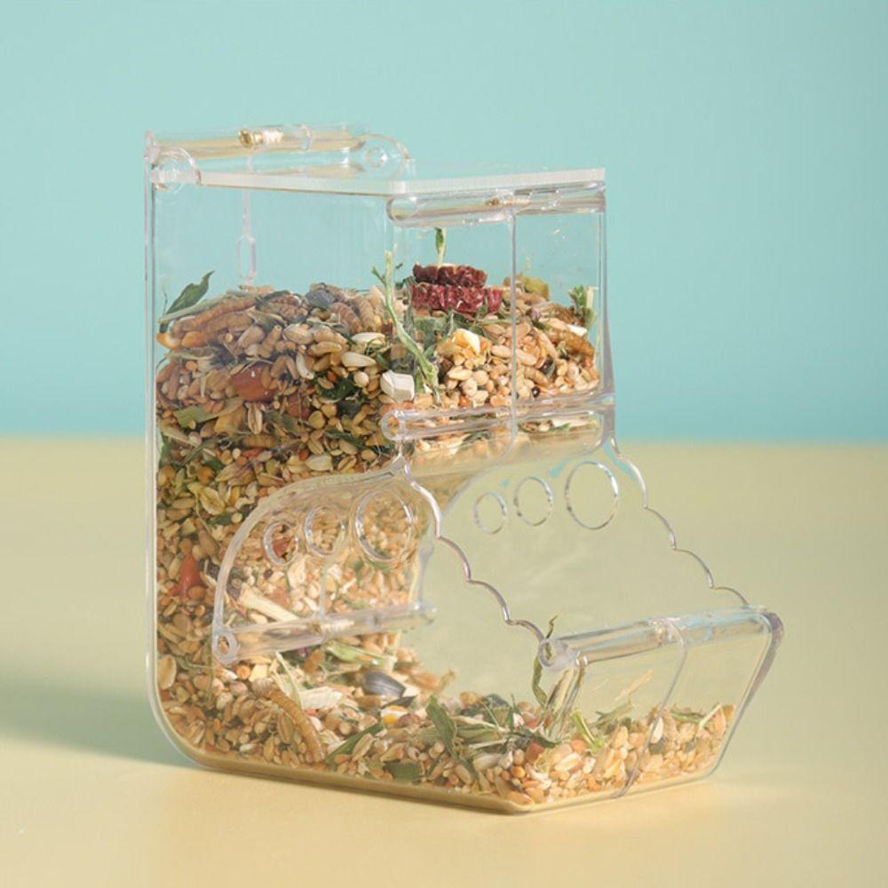 Пластиковая автоматическая кормушка для хомяка, подвесная миска для еды для морской свинки, диспенсер для корма для домашних животных, еж