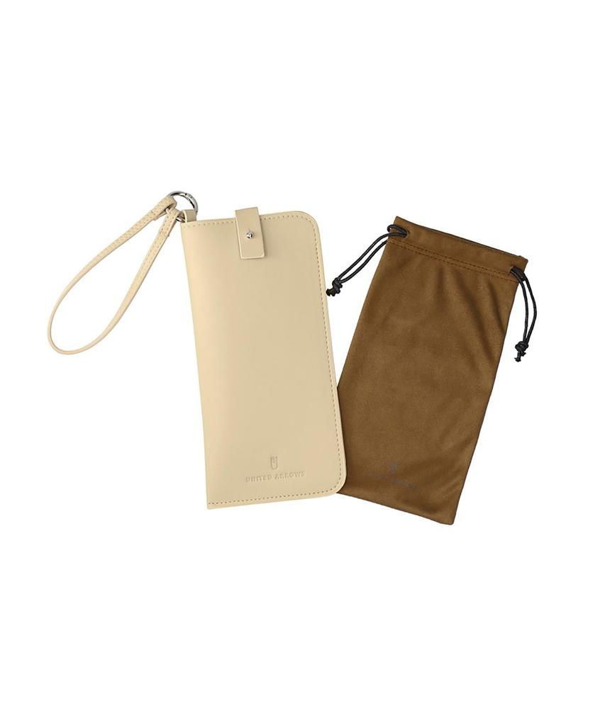 Солнцезащитные очки типа Бостон UNITED ARROWS United Arrows Гравировка Линзы золотистого цвета Металлические Унисекс Защита от УФ-лучей Защита от УФ-лучей Стильные Высокая видимость