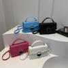 2025 New Korean Version Fashionable and Versatile Foreign Style Adjustable Strap Small Square Bag Single Shoulder Messenger Bag Casual Women's Bag T