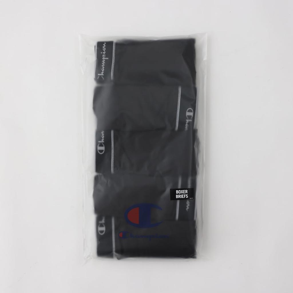 Champion Мужские боксеры-брифы дезодорирующие 5 шт. Размер M (5 упаковок) Антибактериальный, Дезодорирующий, Чистый, Эффект, Трусы, CM6ES702J, Мужские, Черный,