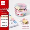 Deli Цветные металлические зажимы для бумаги
