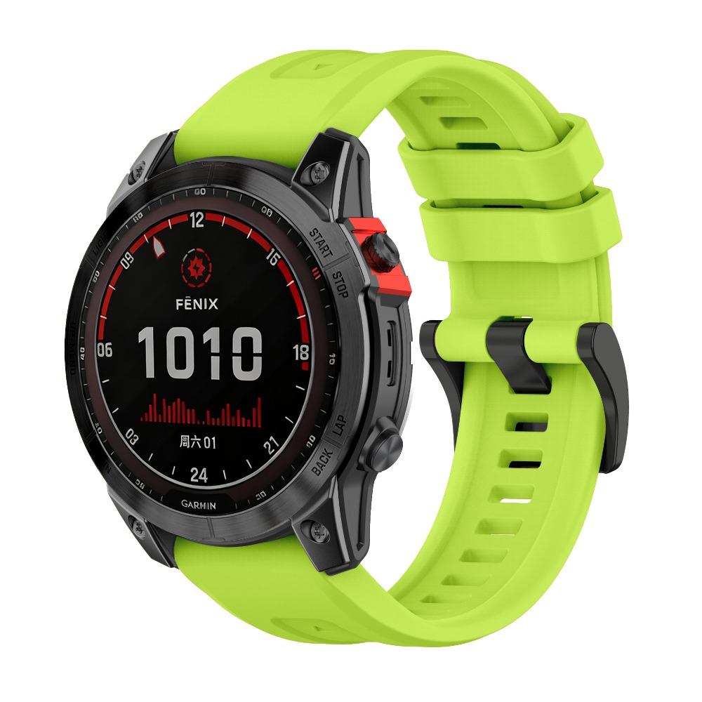 QuickFit 20mm 22mm 26mm Strap for Garmin Epix Gen 2 Silicone Band for Garmin Fenix 8 51mm 47mm 43mm 7 7X 5Plus 6XPro Enduro 2 Bracelet Watchband