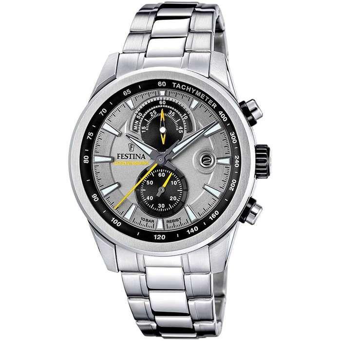 Montre - FESTINA - Timeless Chronograph - Acier Inoxydable - 10 ATM - Quartz