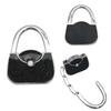 Metal Foldable Hook Table Hook Portable Bag Shape Design Folding Handbag Purse Bag Cloth Hanger Desk Racks Multi-Purpose Hooks