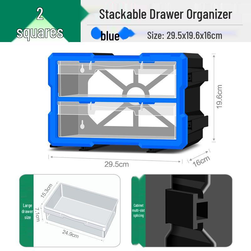 Шкаф для хранения деталей с ящиками для электроники, метизов и винтов