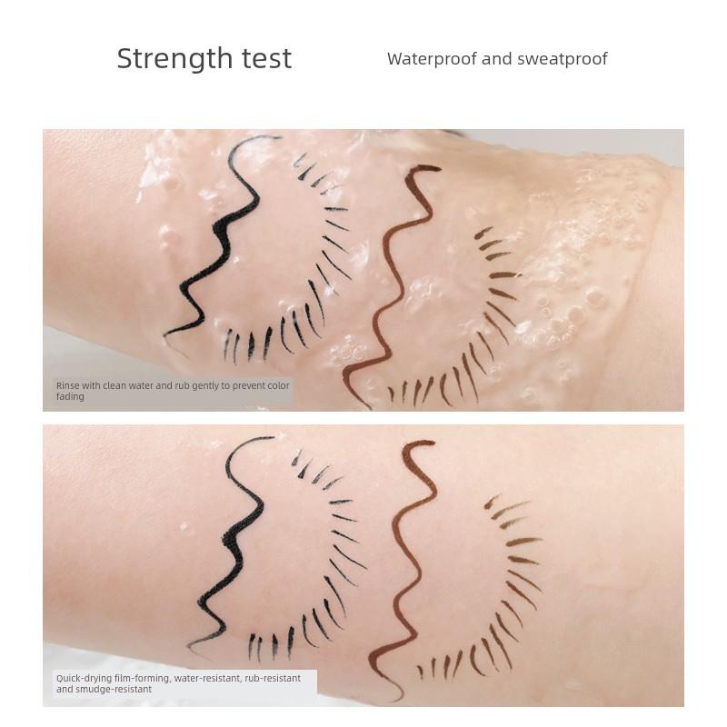 Xixi Eyeliner Is Non-Smudgeable, Waterproof, Sweat-Proof, Natural, Quick-Drying, Long-Lasting, Ultra-Fine, Genuine for Beginners