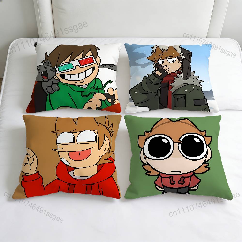 EEddsworld TTord Edd Модная квадратная наволочка Прочный чехол для декоративной подушки для дивана кресла