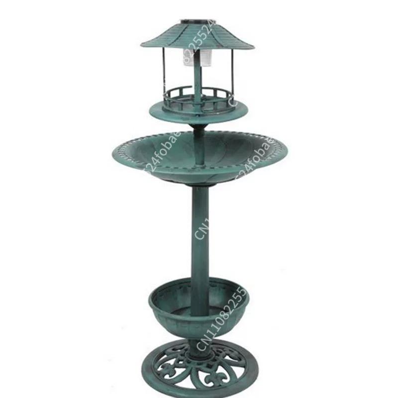 Garden Supplies Solar Bird Bath Plastic Bird Feeder