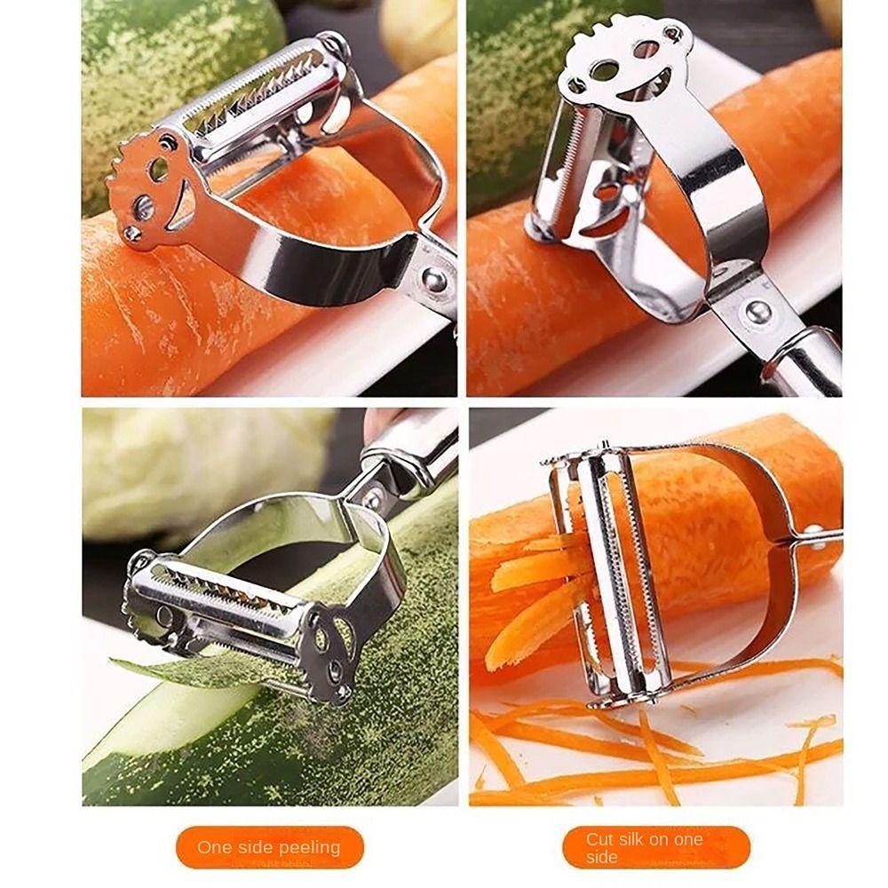 Double-Head Vegetable Fruit Peeler Stainless Steel Grater Slicer Tool  Cucumber Potato Carrot