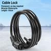 Combination Lock Suitable for Bicycles, Motorcycles, Electric Bicycles