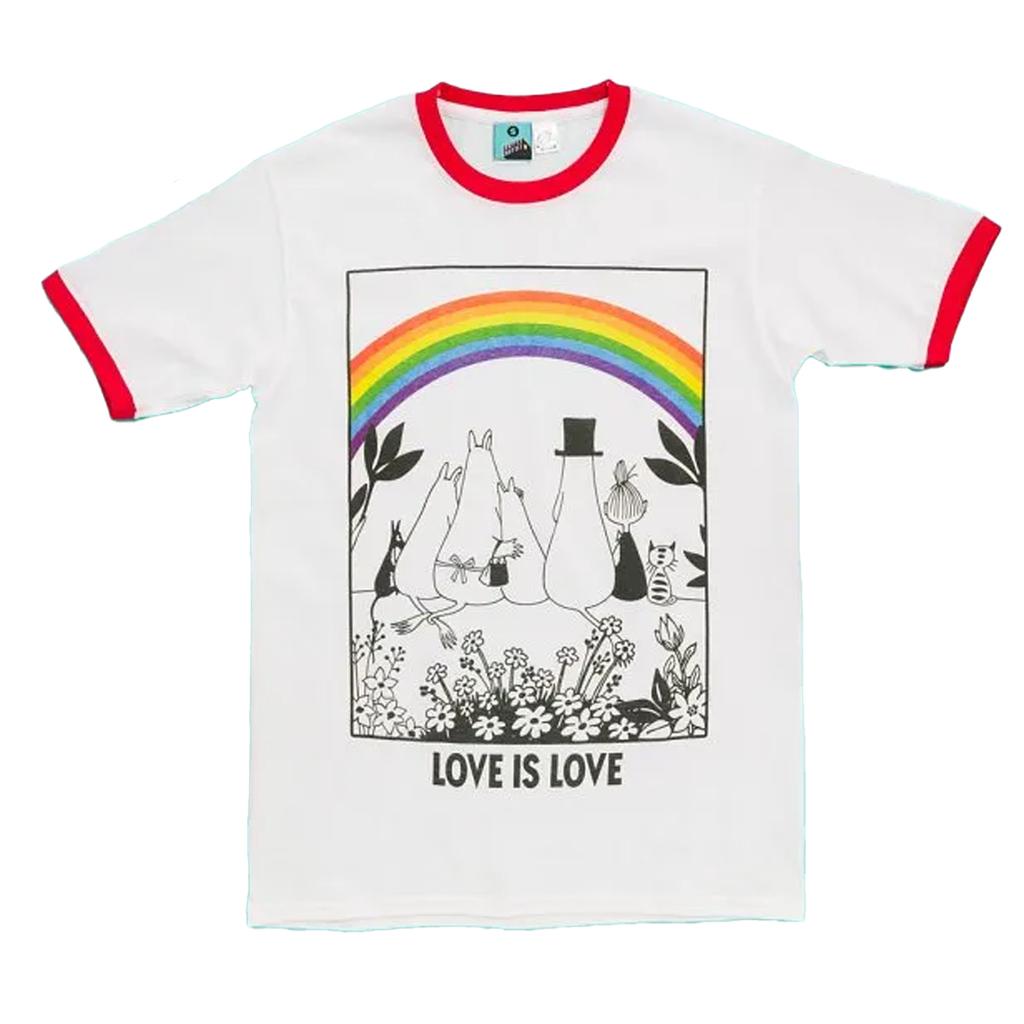 Moomin Unisex Adult Love Is Love T-Shirt