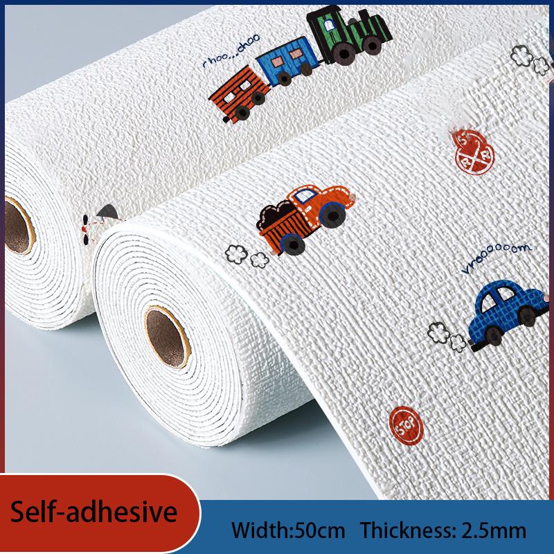 3D самоклеящиеся водонепроницаемые влагостойкие обои с героями мультфильмов, детская спальня, гостиная, ремонт, настенная наклейка, домашний декор