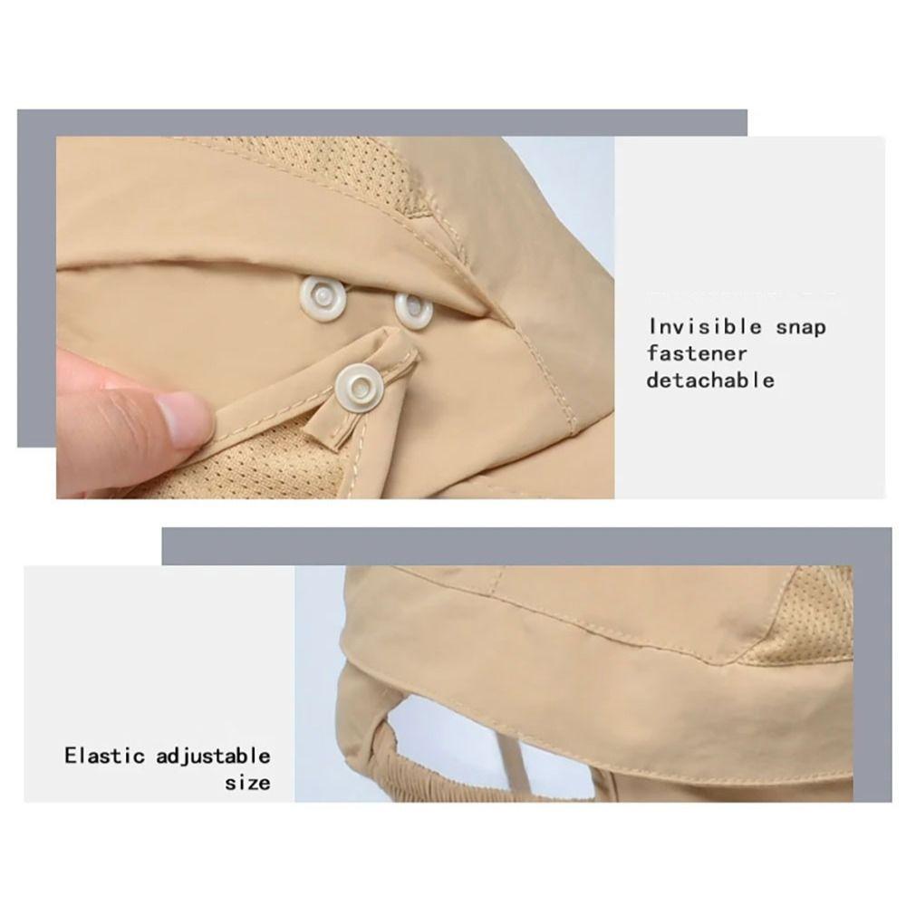 Складная походная кепка с защитой от ультрафиолета, быстросохнущая, быстросохнущая, летняя походная кепка от солнца для мужчин