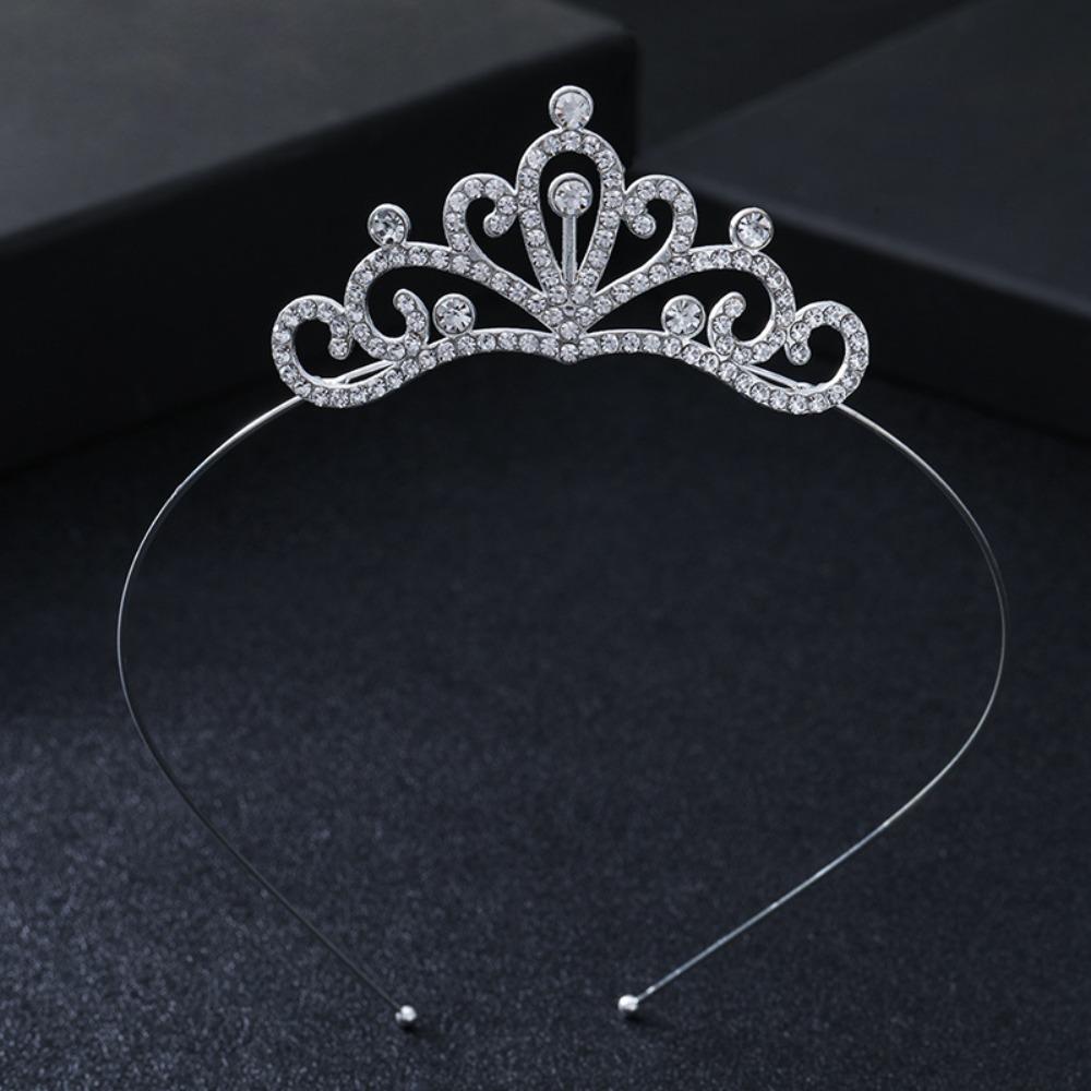 Crown Headband Women's Hair Crowns Fashion Alloy Hair Jewelry Bridal Wedding Tiara Hair Ornament