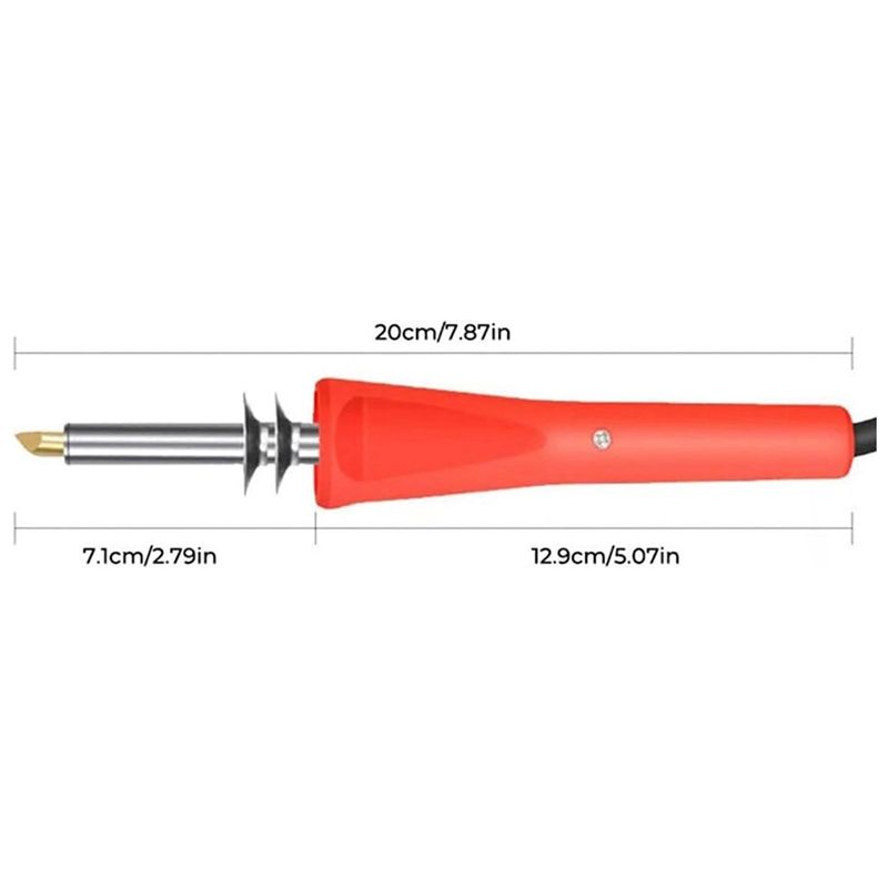A84E-DIY Wood Burning/Carving Set, DIY Wood/Leather Burning Set-26 Letters Copper Mold, As Shown Metal DIY Supplies US Plug