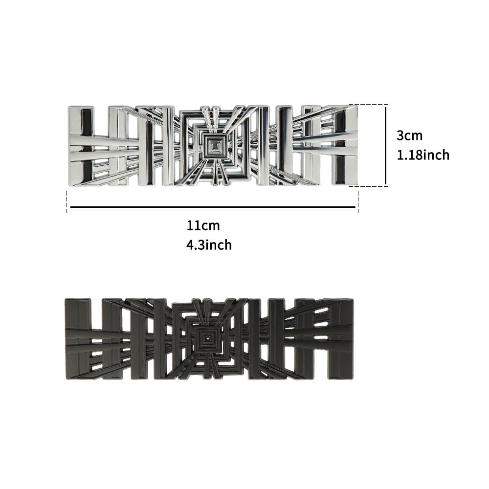 TDMC1 For Tesla Model 3 Y S X Roadster Cybertruck Car Style Plaid Logo Badge Sticker Trunk Emblem Decal Performance Letter Decoration