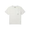 Timberland Solid Logo Outdoor Casual Comfortable Crew Neck Short Sleeve T-Shirt Men Tops Vintage-White A6RFD-CM9