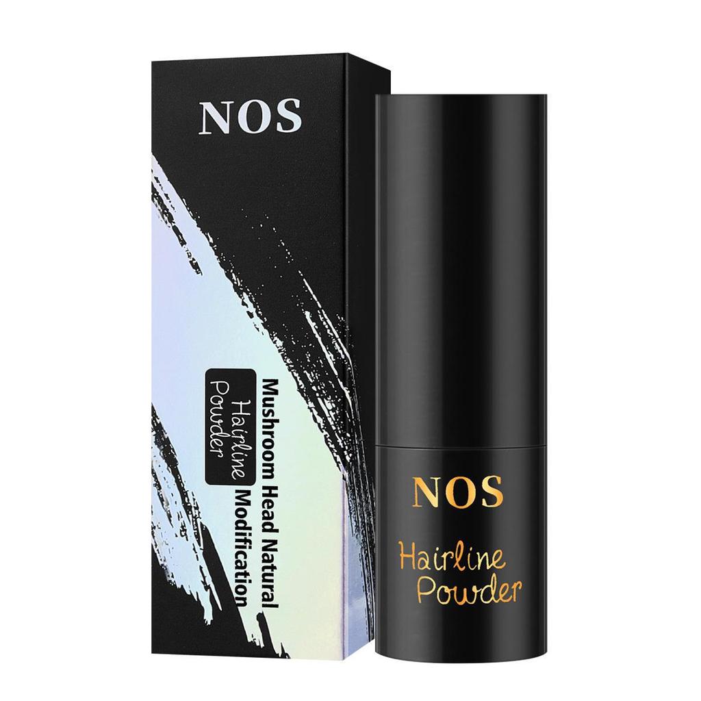 Пудра-карандаш для заполнения линии роста волос и контурирования на английском языке: Высокая защита лба и бакенбард, водонепроницаемая