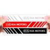 Водонепроницаемые виниловые наклейки на зеркала заднего вида с брендингом Kia Motors - Разные цвета для различных моделей Kia