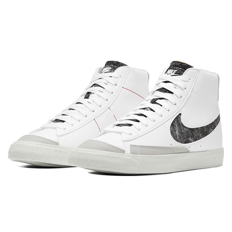 Nike Blazer Mid 77 Vintage Pack из переработанной шерсти — белые светло-дымчатые кроссовки унисекс ярко-малиновые CW6726-100
