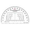 Military Protractor: 6" & 9" Built-in Scale, MP-1 Mapping Ruler for Tactical Training