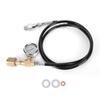 DIN477 1.5m Black Soda Hose with 3000psi Pressure Gauge Kit Accessories for SodaStream/Soda Club