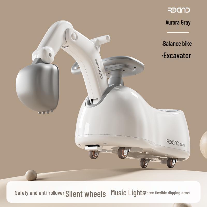 Многофункциональная детская качалка-лошадка и машинка-арахис с бесшумными колесами и защитой от опрокидывания