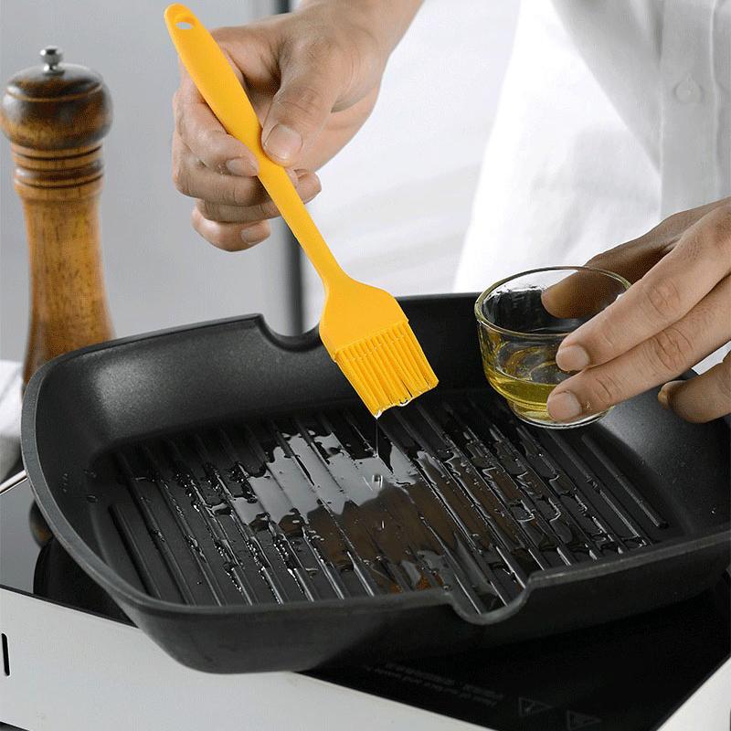 JANKNG кухонная силиконовая лопаточка, полупрозрачная для приготовления теста, скребка для крема, термостойкая посуда, набор кисточек для выпечки тортов, инструменты