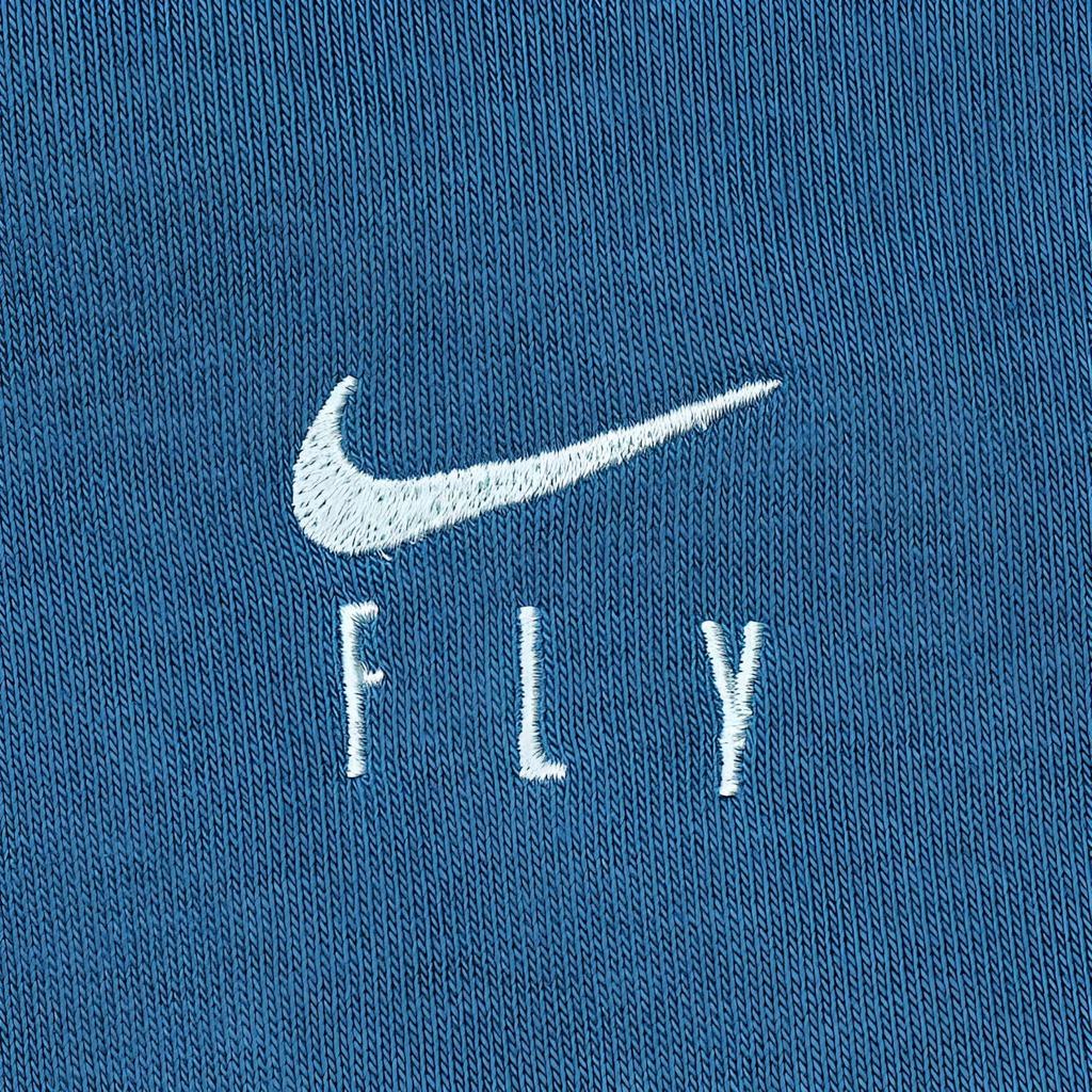 Nike Толстовки Женские Синие С Капюшоном Средней Посадки Обычные DA6484-457