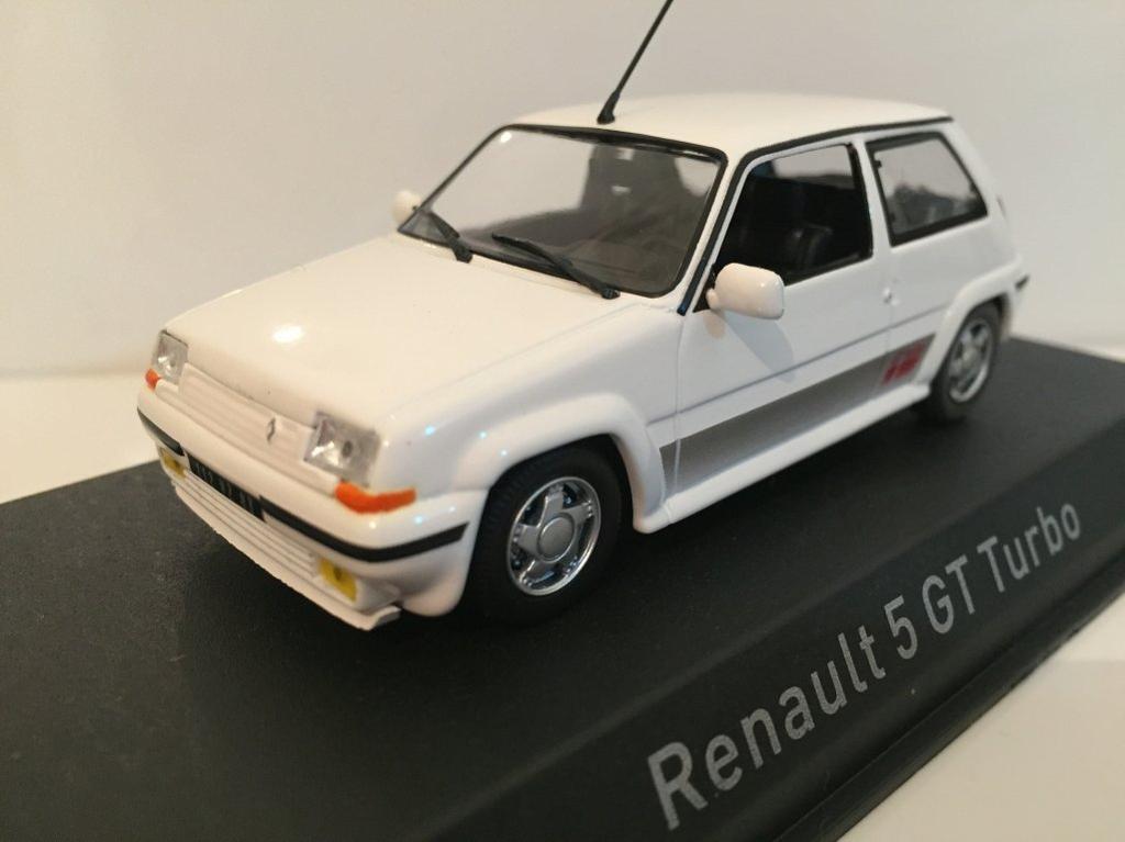 Norev scale Renault 5 GT Turbo 1989 White Finished Product 1/43