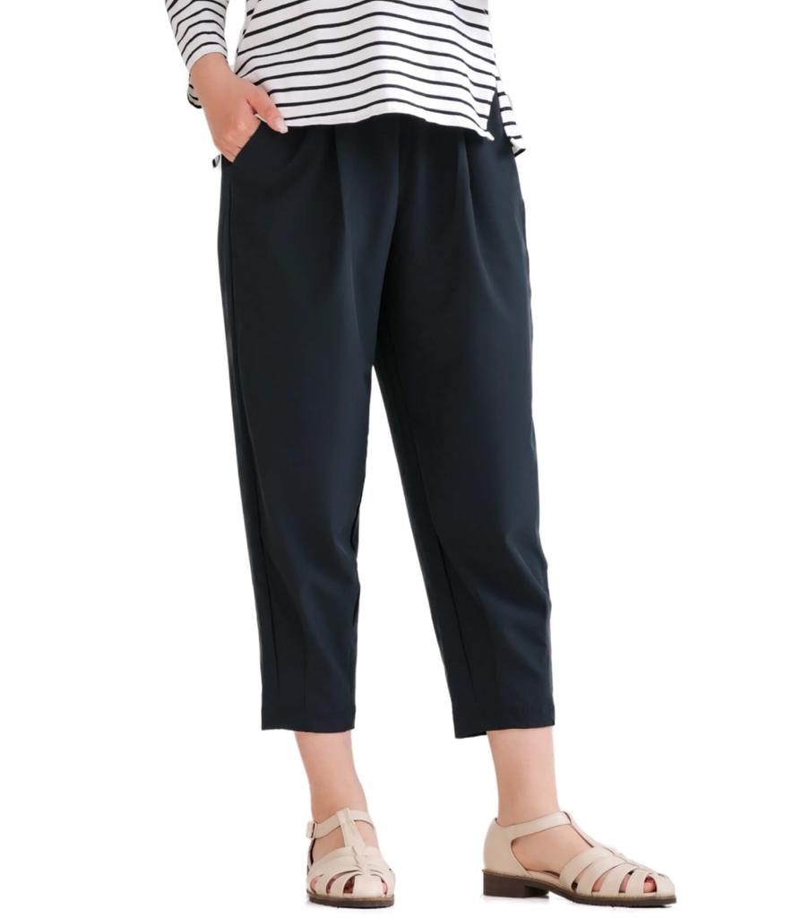 egneL Balloon Made in UV Stretch Pants for Women Pants, Japan, Sweat-Wicking, Quick-Drying, Wrinkle-Resistant, Protection, Lightweight, Compact,