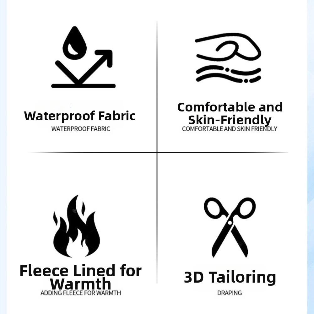 Waterproof Winter Cycling Gloves Anti-Slip Riding Protective Mittens Cold-proof Gloves  Running