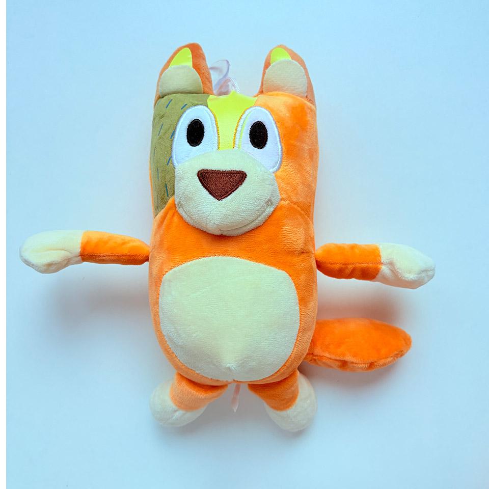 Bluey Family, Bingo And Friends Series Plush Pillows & Keychains | Cute Cartoon Charms For Phones And Bags, Stuffed Dolls