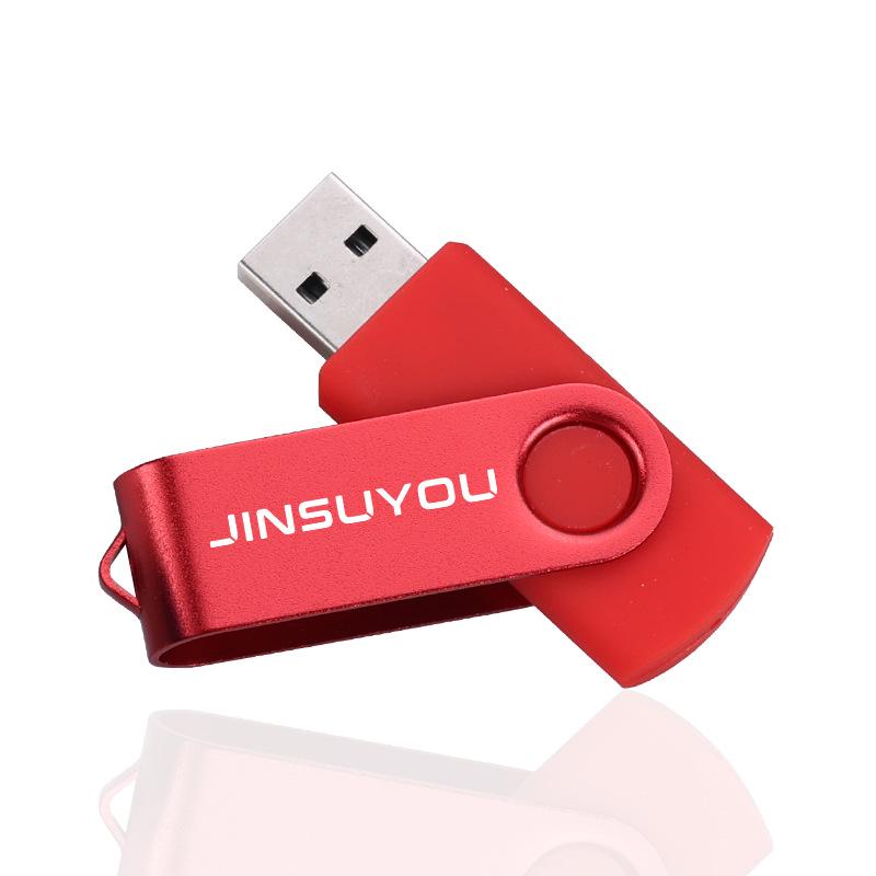 High-Speed Mini 128GB USB Flash Drive - Waterproof Metal Engraved U Disk Compatible with Mobile Phone