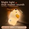 Силиконовый детский ночник для собак, 3 уровня яркости, ночник для сна кошек, сенсорный датчик рядом с лампой для детской комнаты